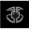 Image 2 : 2.20 ctw Diamond Ring - 14KT White Gold