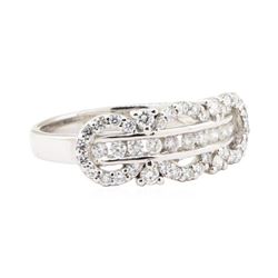 0.54 ctw Diamond Ring - 18KT White Gold