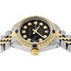 Image 6 : Rolex Ladies 2 Tone Black Diamond & Sapphire Datejust Wristwatch