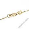 Image 7 : 14kt Yellow Gold 1.22 ctw Diamond and Sapphire Tear Drop Dangle Pendant Necklace