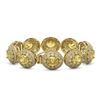 Image 2 : 40.37 ctw Canary Citrine & Diamond Victorian Bracelet 14K Yellow Gold