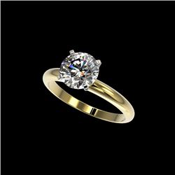 2.03 ctw Certified Quality Diamond Engagement Ring 10K Yellow Gold