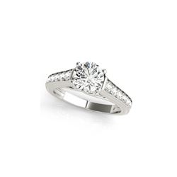 1.5 ctw Certified VS/SI Diamond Ring 18K White Gold