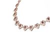 Image 2 : 26.3 ctw Ruby & Diamond Necklace 18K Rose Gold