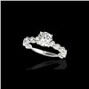Image 1 : 1.5 ctw Certified Diamond Solitaire Ring 10K White Gold