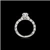 Image 2 : 1.5 ctw Certified Diamond Solitaire Ring 10K White Gold