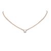 Image 1 : 1.01 ctw Diamond Necklace 18K Rose Gold