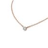 Image 2 : 1.01 ctw Diamond Necklace 18K Rose Gold