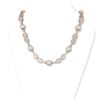 Image 1 : 17.27 ctw Diamond and Pearl Necklace 18K Rose Gold