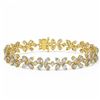 Image 1 : 20 ctw Diamond Designer Bracelet 18K Yellow Gold