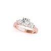 Image 1 : 1.25 ctw VS/SI Diamond 3 Stone Ring 18K Rose Gold