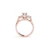 Image 2 : 1.25 ctw VS/SI Diamond 3 Stone Ring 18K Rose Gold