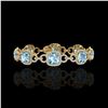 Image 1 : 30 ctw TOPAZ & Micro VS/SI Diamond Certified Bracelet 14K Yellow Gold