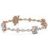 Image 1 : 9 ctw Pear and Marquise Diamond Bracelet 18K Rose Gold