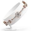 Image 2 : 9 ctw Pear and Marquise Diamond Bracelet 18K Rose Gold