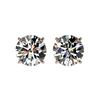 Image 1 : 2.05 ctw Certified Quality Diamond Stud Earrings 10K Rose Gold