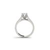 Image 2 : 1.2 ctw Certified VS/SI Diamond Solitaire Ring 18K White & Rose Gold