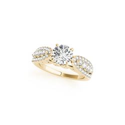 2 ctw Certified VS/SI Diamond Ring 18K Yellow Gold