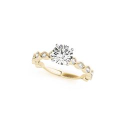 1.25 ctw Certified VS/SI Diamond Ring 18K Yellow Gold