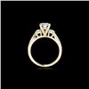 Image 2 : 1.5 ctw Certified Diamond 3 Stone Ring 10K Yellow Gold