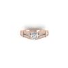 Image 1 : 1.5 ctw Certified VS/SI Diamond Solitaire Art Deco Ring 18K Rose Gold
