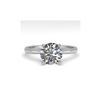 Image 1 : 1.54 ctw VS/SI Diamond Engagement Designer Ring 14K White Gold