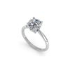 Image 2 : 1.54 ctw VS/SI Diamond Engagement Designer Ring 14K White Gold