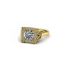 Image 2 : 1.75 ctw Solitaire VS/SI Diamond Ring 14K Yellow Gold