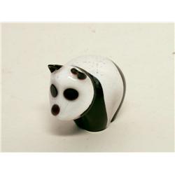 Wedgwood Signed Cased Glass Panda Bear