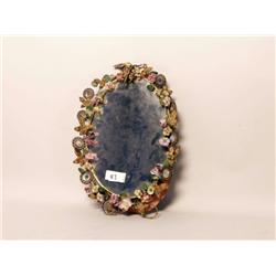 19th C. German Oval Mirror 