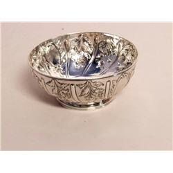 British Sterling Silver Footed Bowl 1837