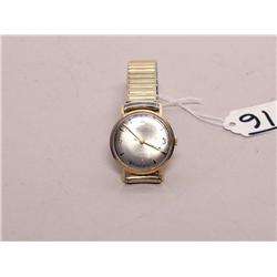 Montfort 14 K Gold Cased Mens Wristwatch
