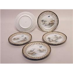Japanese Painted Porcelain Plates