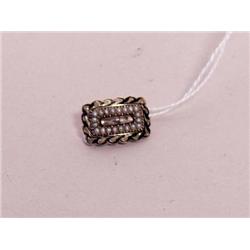 19th C. Rectangular Mourning Pin