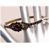 Image 2 : Bohemian Garnet Bangle Bracelet