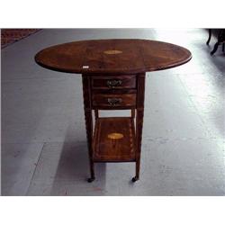 Antique Drop Leaf Occasional Table