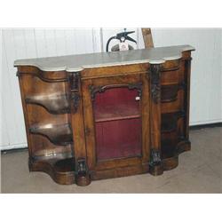 Victorian Marble Top Side Board