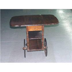 Mahogany Tea Trolley