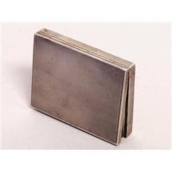Continental Hallmarked Tobacco Box or Snuff