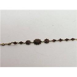 Vintage Bohemian Garnet Bracelet