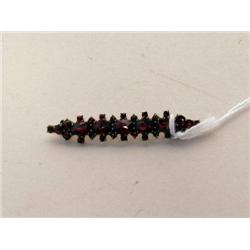 Antique Bohemian Garnet Brooch