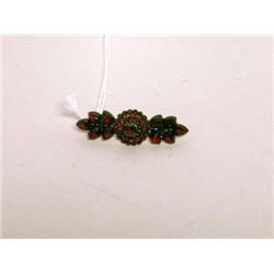 Garnet Cluster Brooch