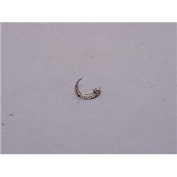 Antique Jewelry: Gold Crescent Brooch