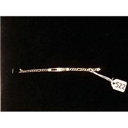 Jewelry: Italian Gold Bracelet with Diamonds