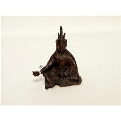 19th C. Nepalese Copper Figure of a Deity