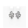Image 1 : 2.5 ctw Diamond Earrings 18K White Gold