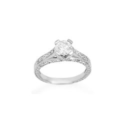 1.50 ctw Certified VS/SI Diamond Ring 14K White Gold