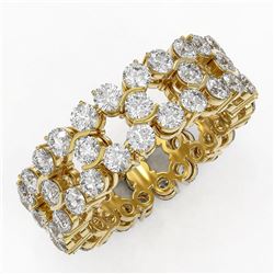 4.2 ctw Diamond Designer Ring 18K Yellow Gold