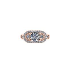1.75 ctw Solitaire VS/SI Diamond Ring 18K Rose Gold