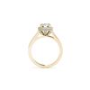 Image 2 : 2.03 ctw Certified VS/SI Diamond Halo Ring 18K Yellow Gold